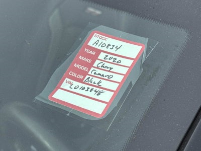 2020 Chevrolet Camaro 2SS