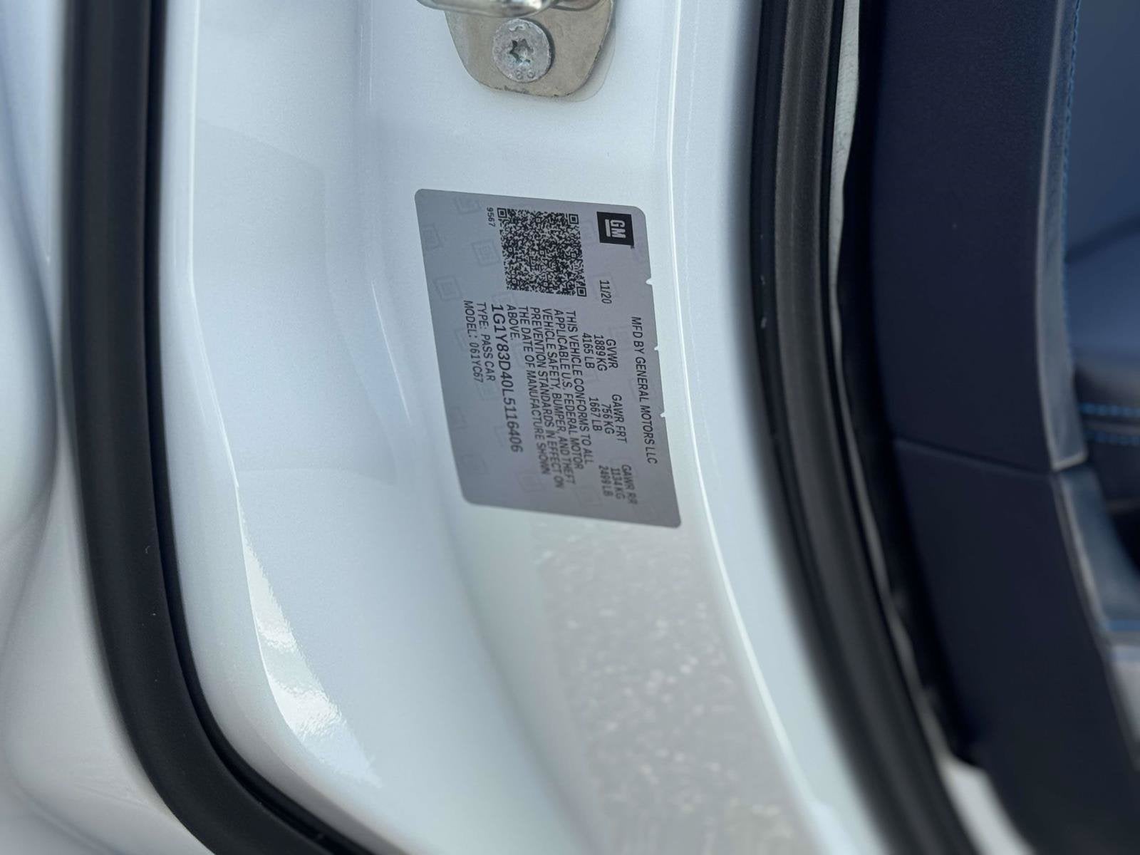 2020 Chevrolet Corvette Stingray 3LT