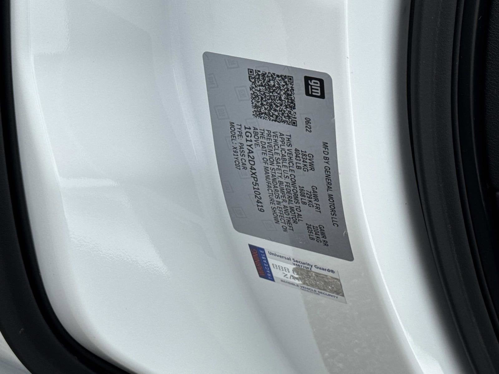 2023 Chevrolet Corvette Stingray 1LT