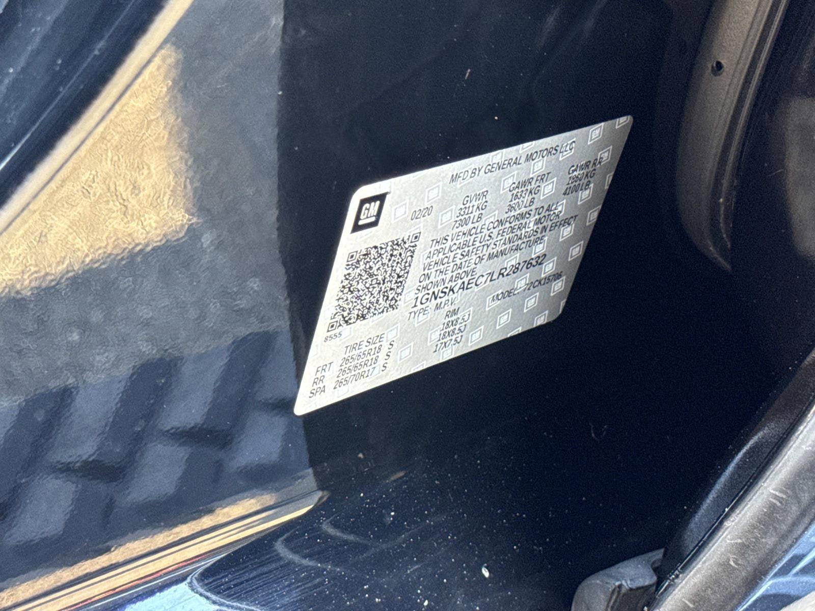 2020 Chevrolet Tahoe LS