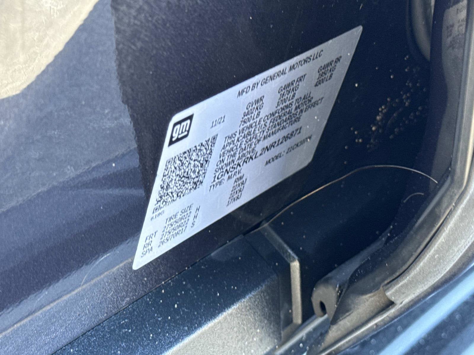 2022 Chevrolet Tahoe RST