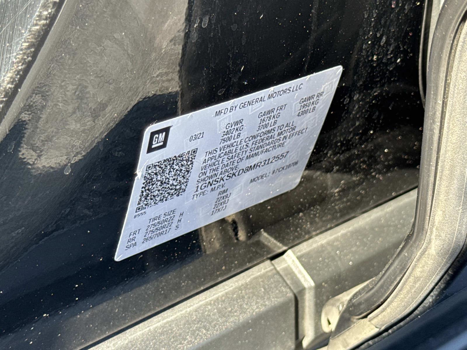 2021 Chevrolet Tahoe Premier