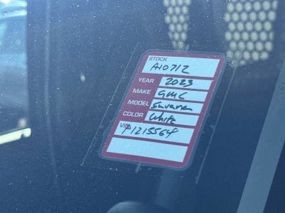 2023 GMC Savana Cargo 2500 Work Van