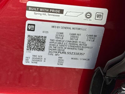 2025 Cadillac LYRIQ Sport 1