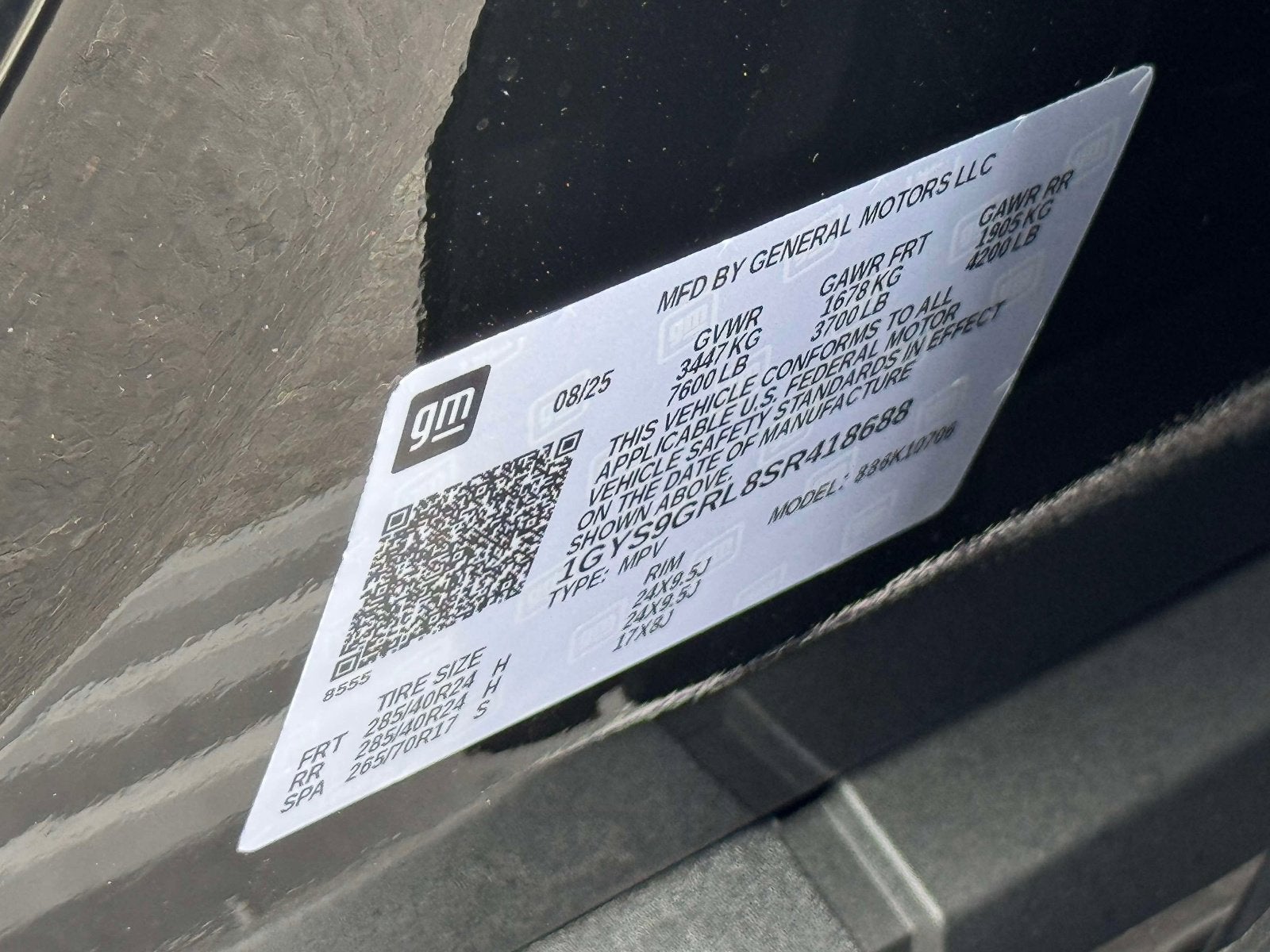 2025 Cadillac Escalade Sport Platinum