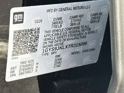 2026 Cadillac Escalade ESV 4WD