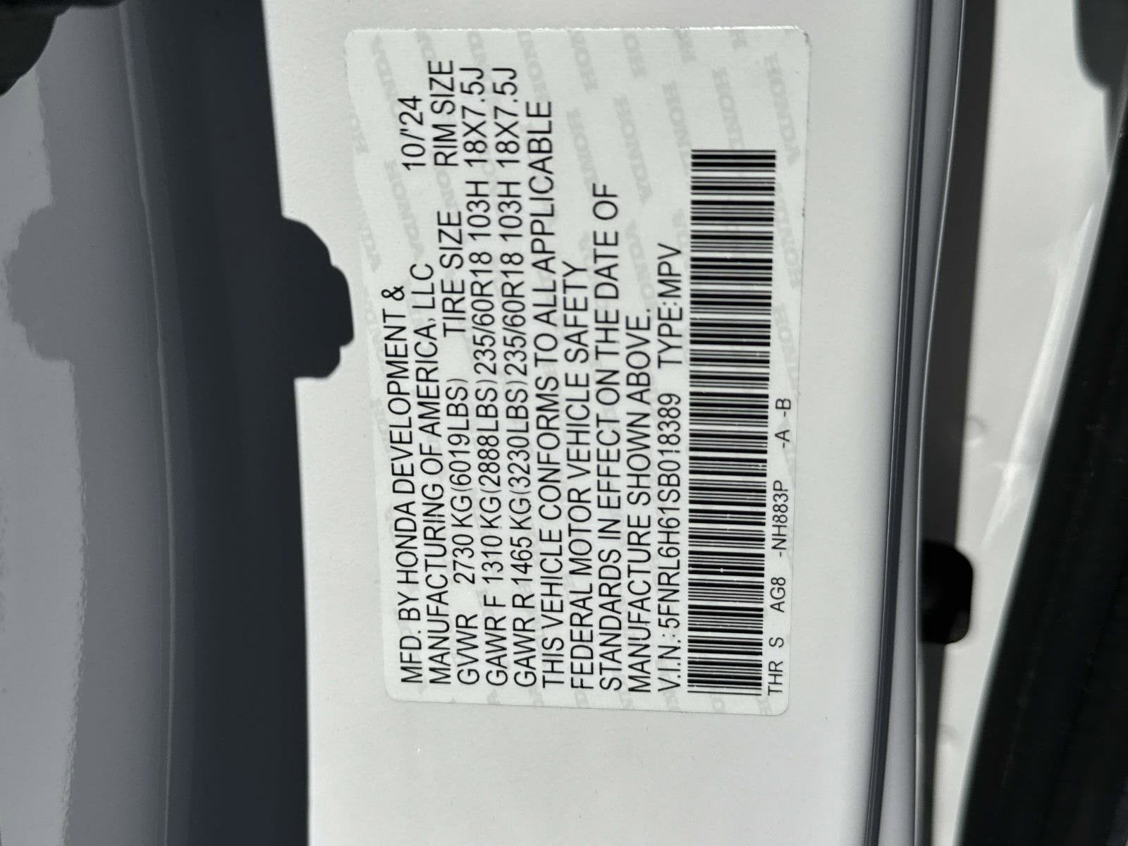 2025 Honda Odyssey EX-L