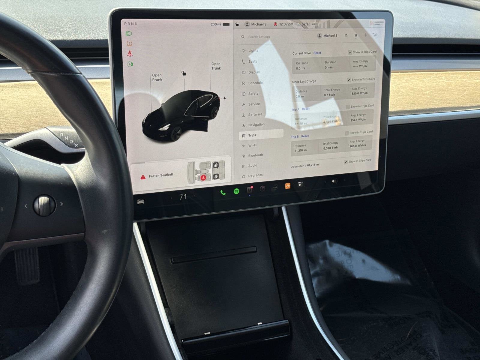 2018 Tesla Model 3 Long Range Battery