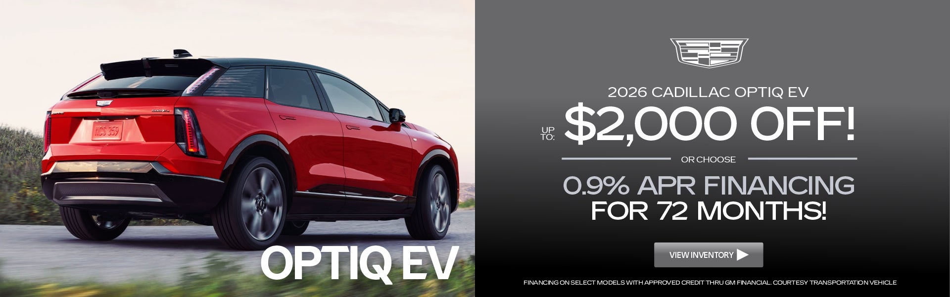 2026 CADILLAC OPTIQ EV